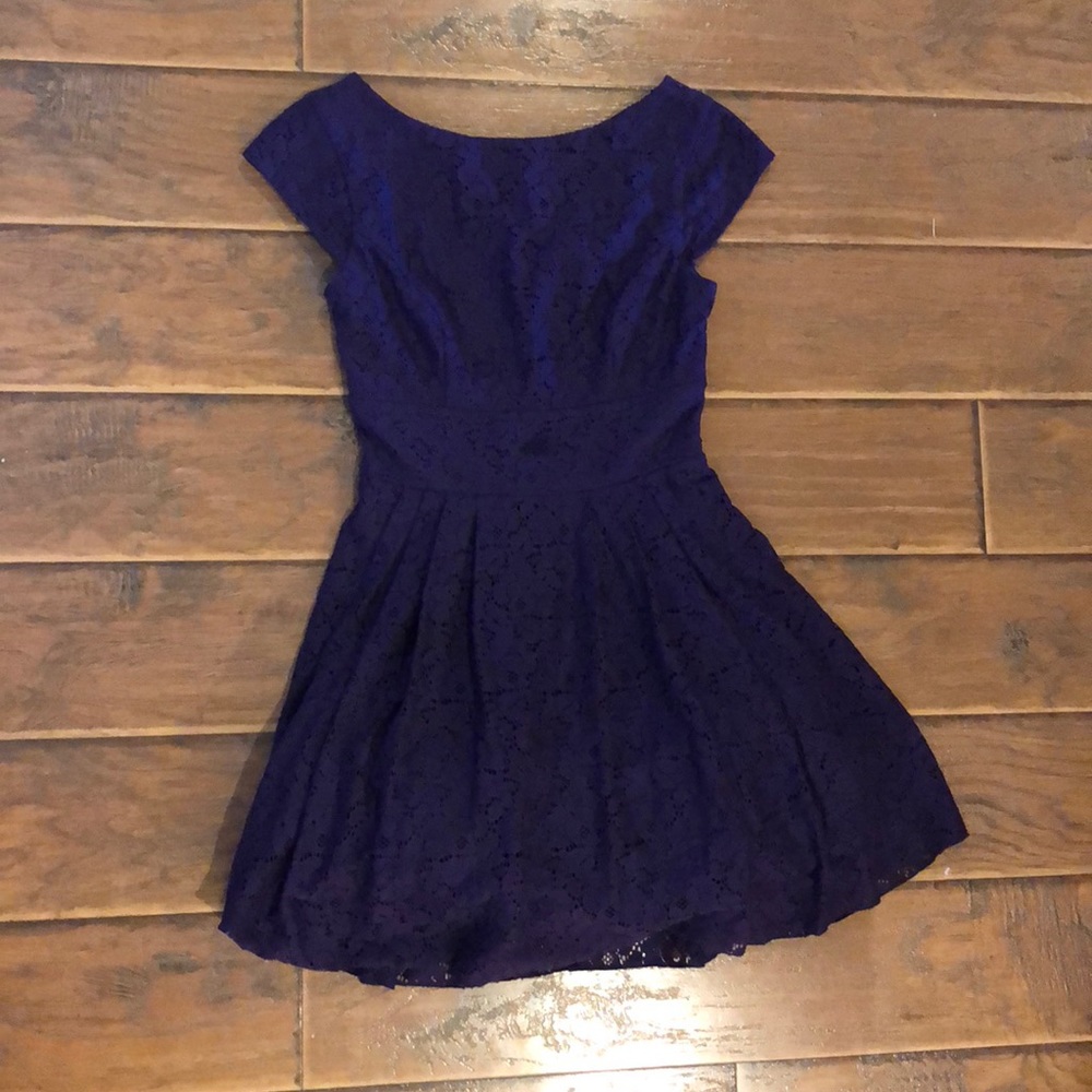 Purple Lace Dress